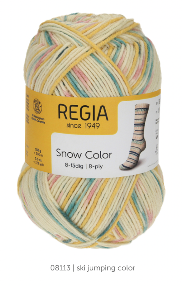 Regia 8-ply Snow Colors