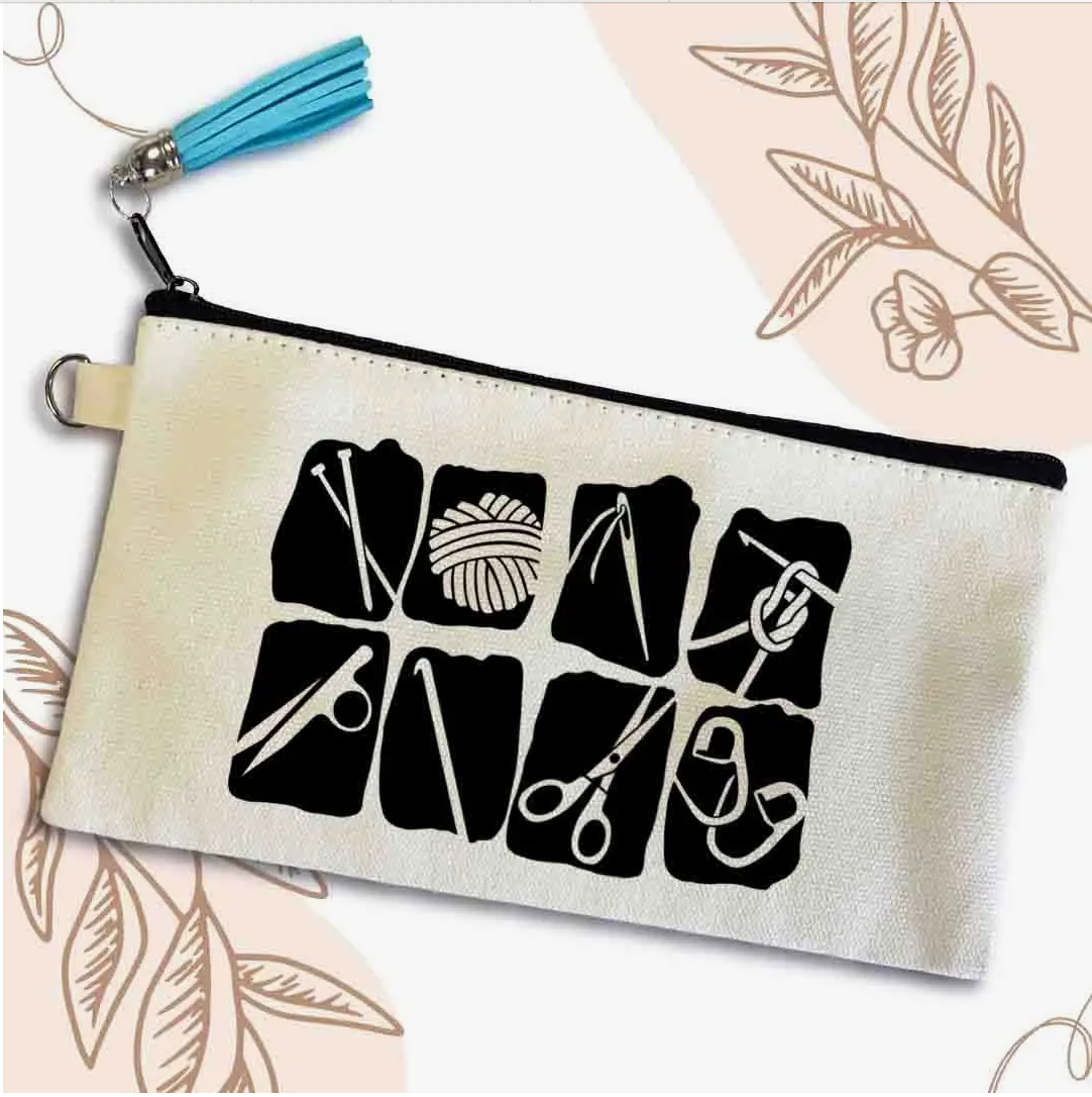 Anna B Small Canvas Pouch