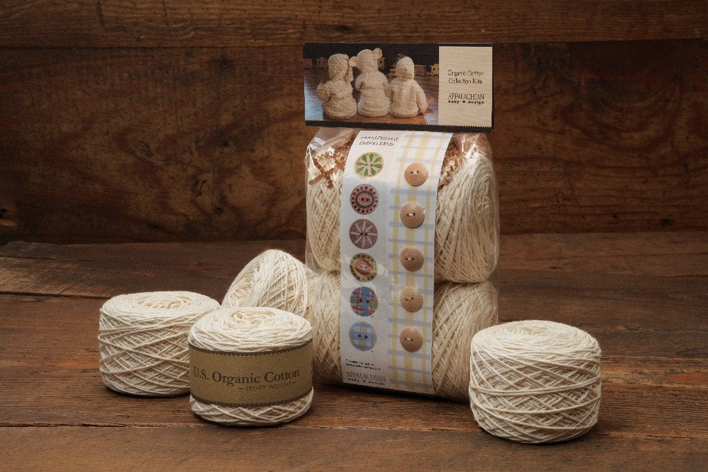 Appalachian Baby Crochet Lamb's Ear Cardigan Kit