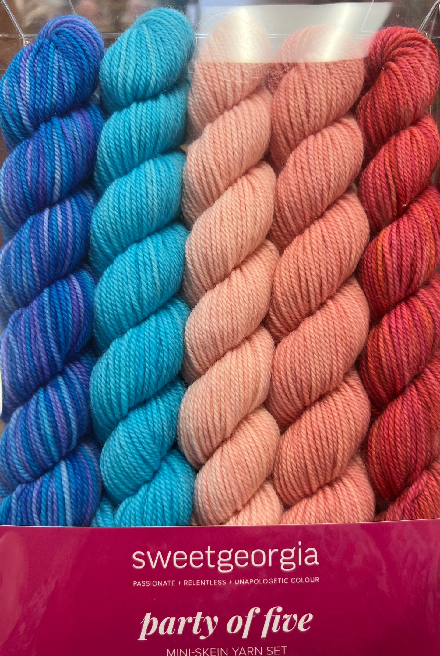 Sweet Georgia Party of Five Mini Skein kits