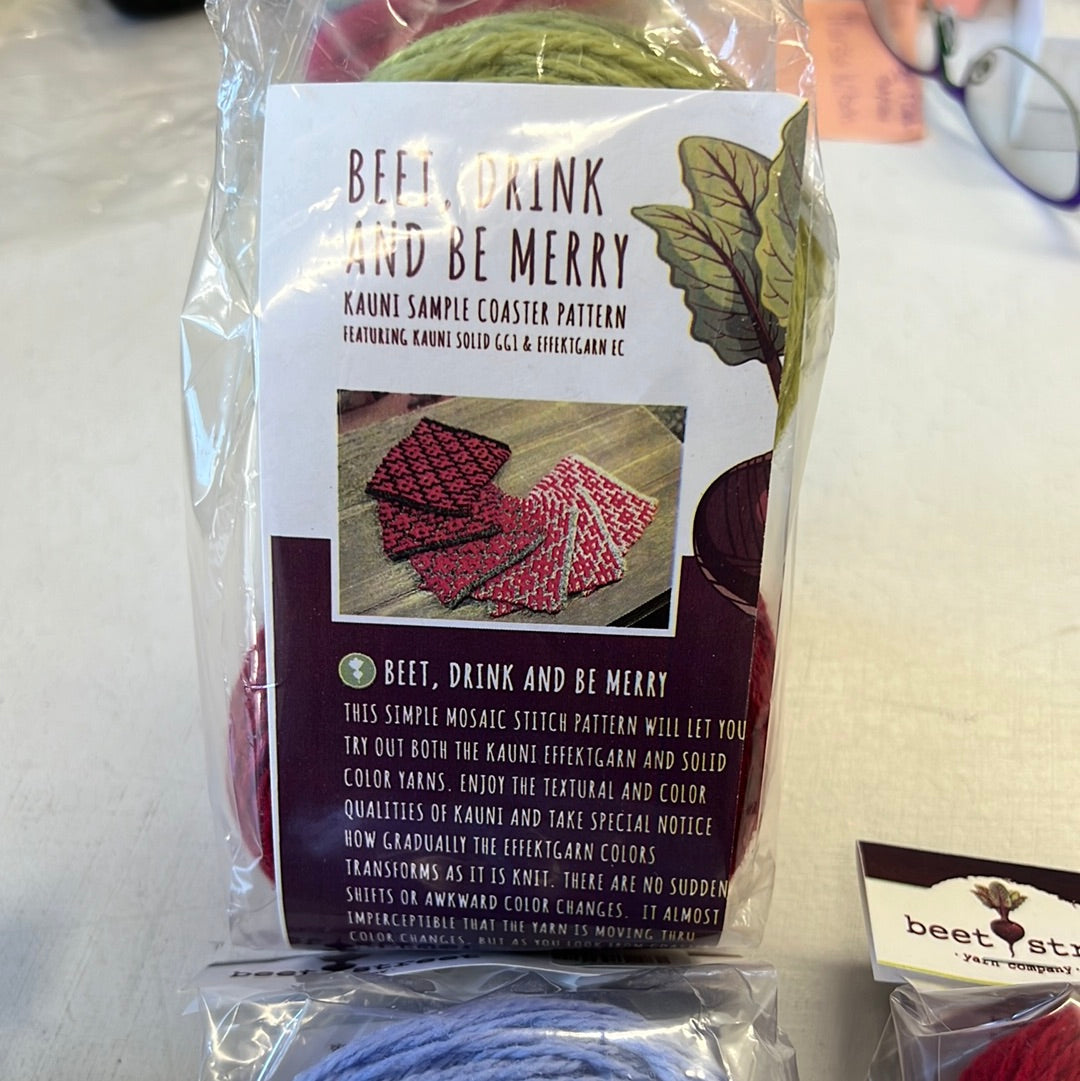 Beet, Drink & Be Merry Coaster Kit