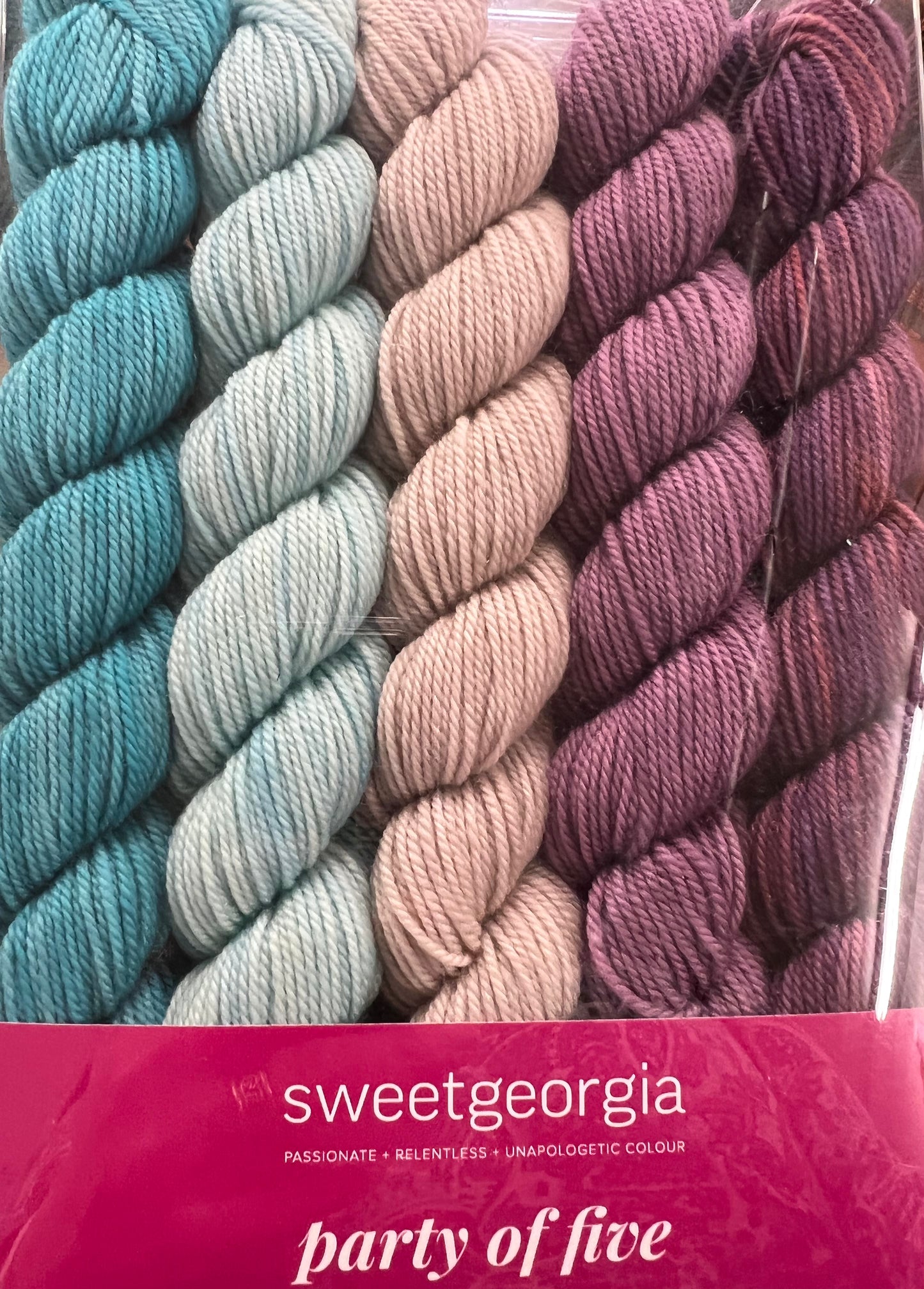 Sweet Georgia Party of Five Mini Skein kits