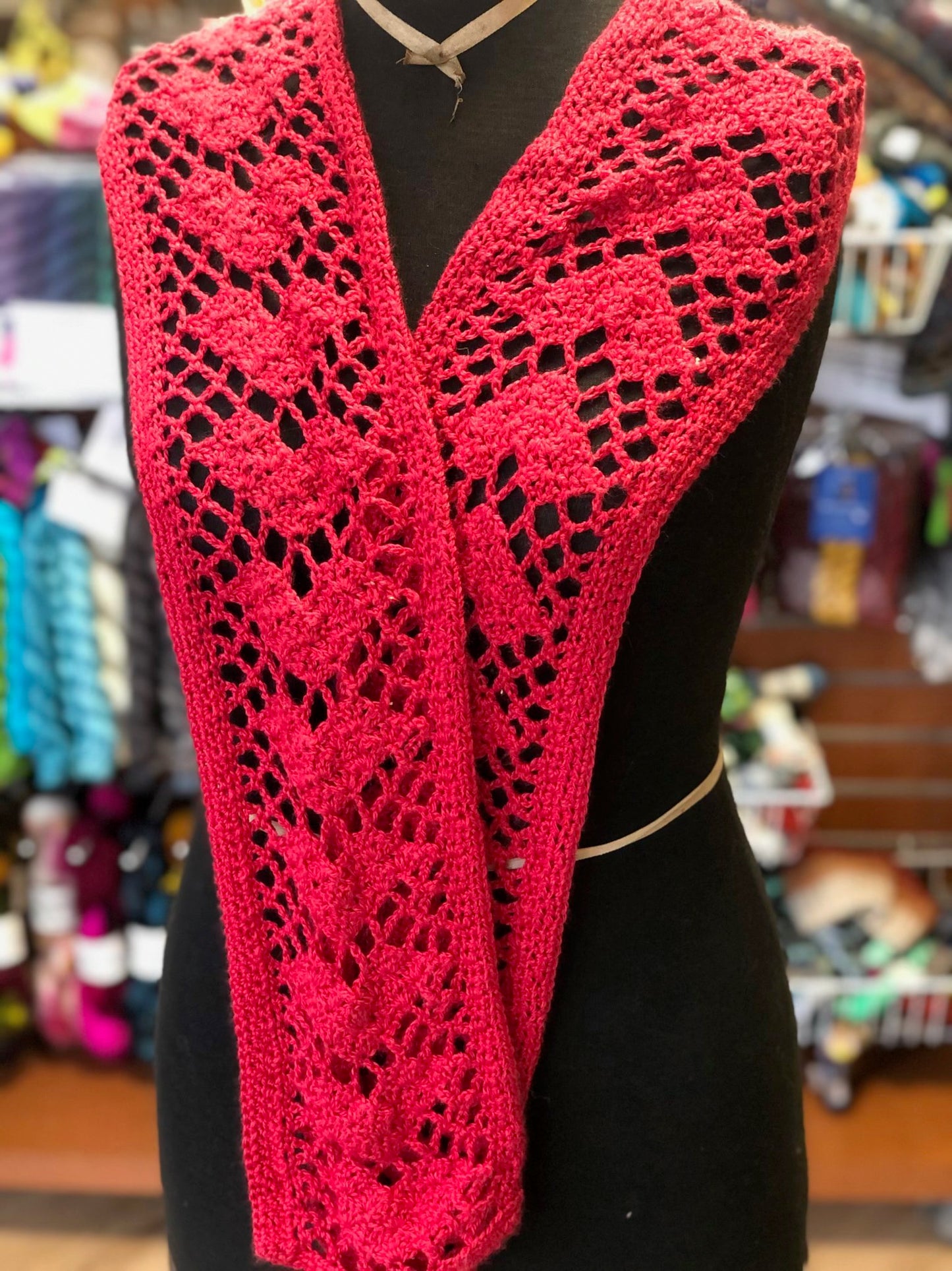 Heart Scarf (crochet) with Chris A., 1/14 10 a.m. - noon