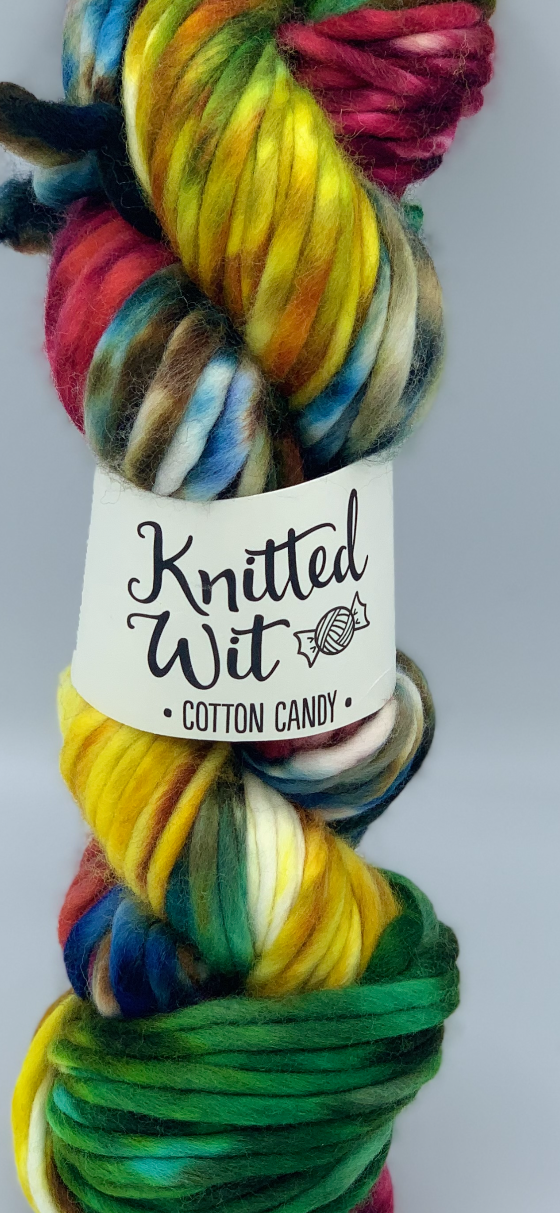 Knitted Wit Cotton Candy Large Skein